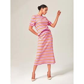 Orange Stretch Color Block Set